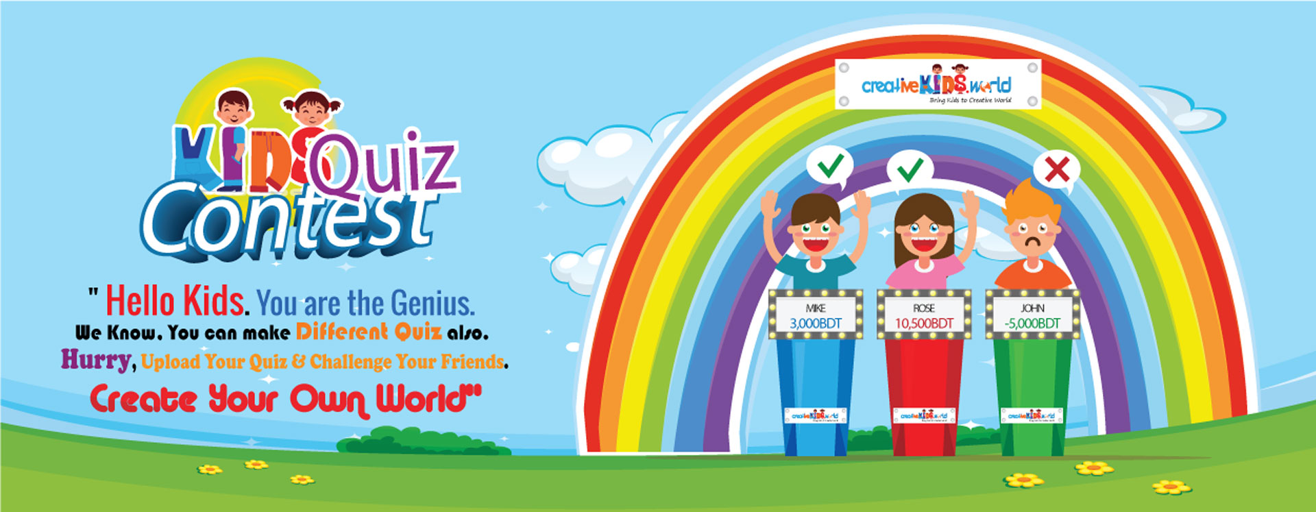 Quiz Contest creativekids.world Brings Kids to Creative World
